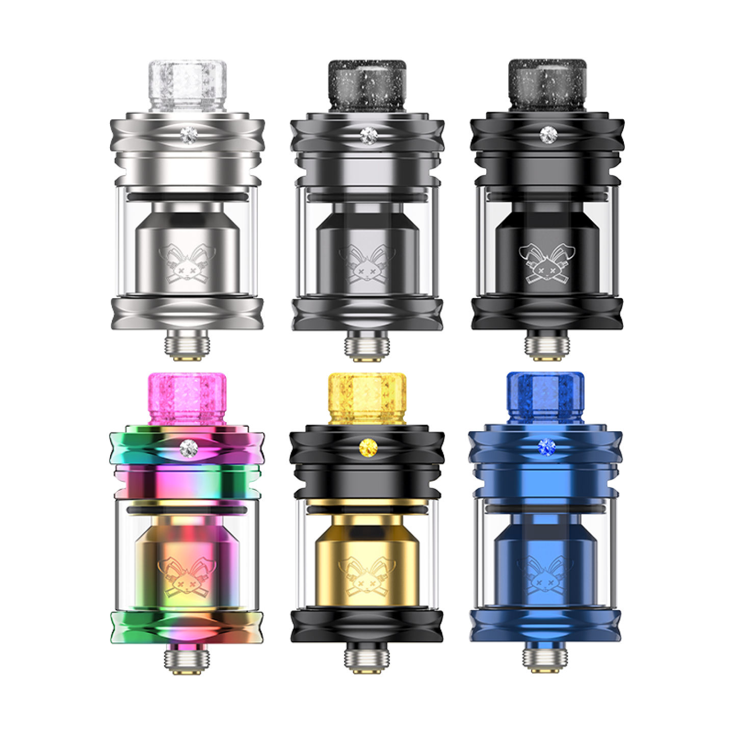 Atomiseur Dead Rabbit Mini RTA Hellvape, vue de face