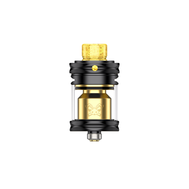 Atomiseur Dead Rabbit Mini RTA Hellvape coloris Black Gold