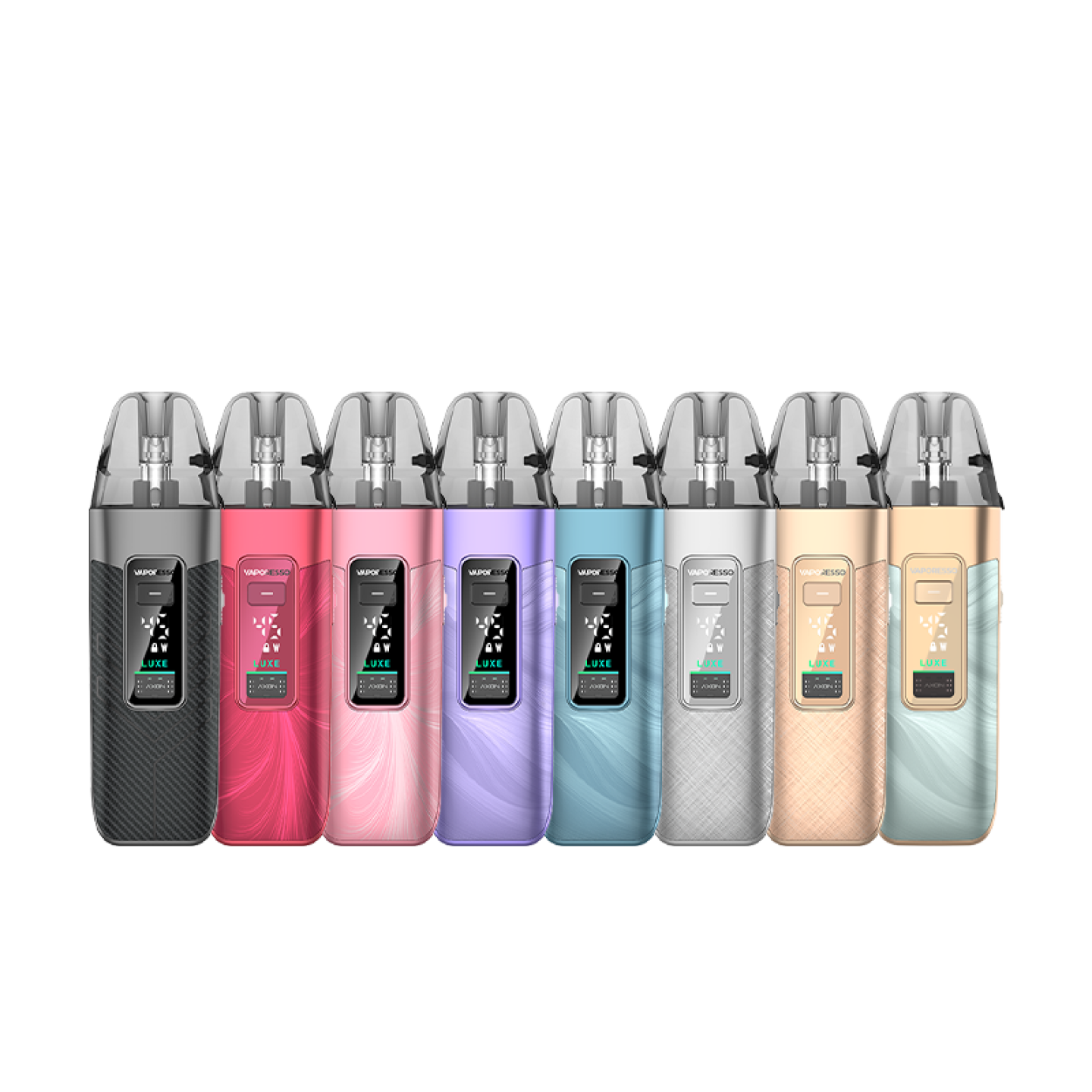 Gamme de coloris du kit pod Luxe X3 Vaporesso