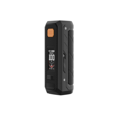 Box Armour Ultra Vaporesso coloris Obsidian Black, vue de face