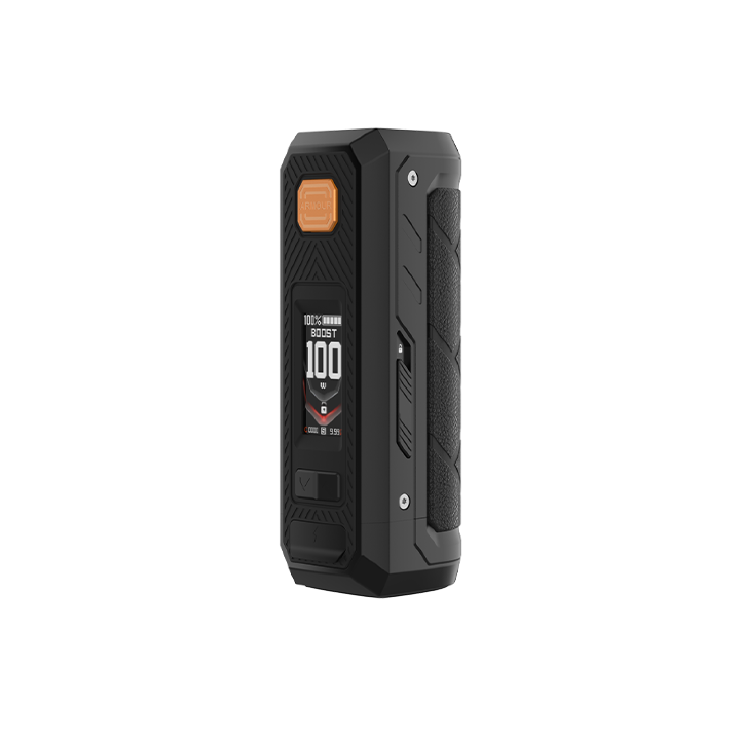Box Armour Ultra Vaporesso coloris Obsidian Black, vue de face