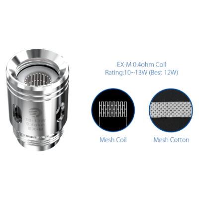 Résistance EX-M Joyetech 0.4 ohm mesh