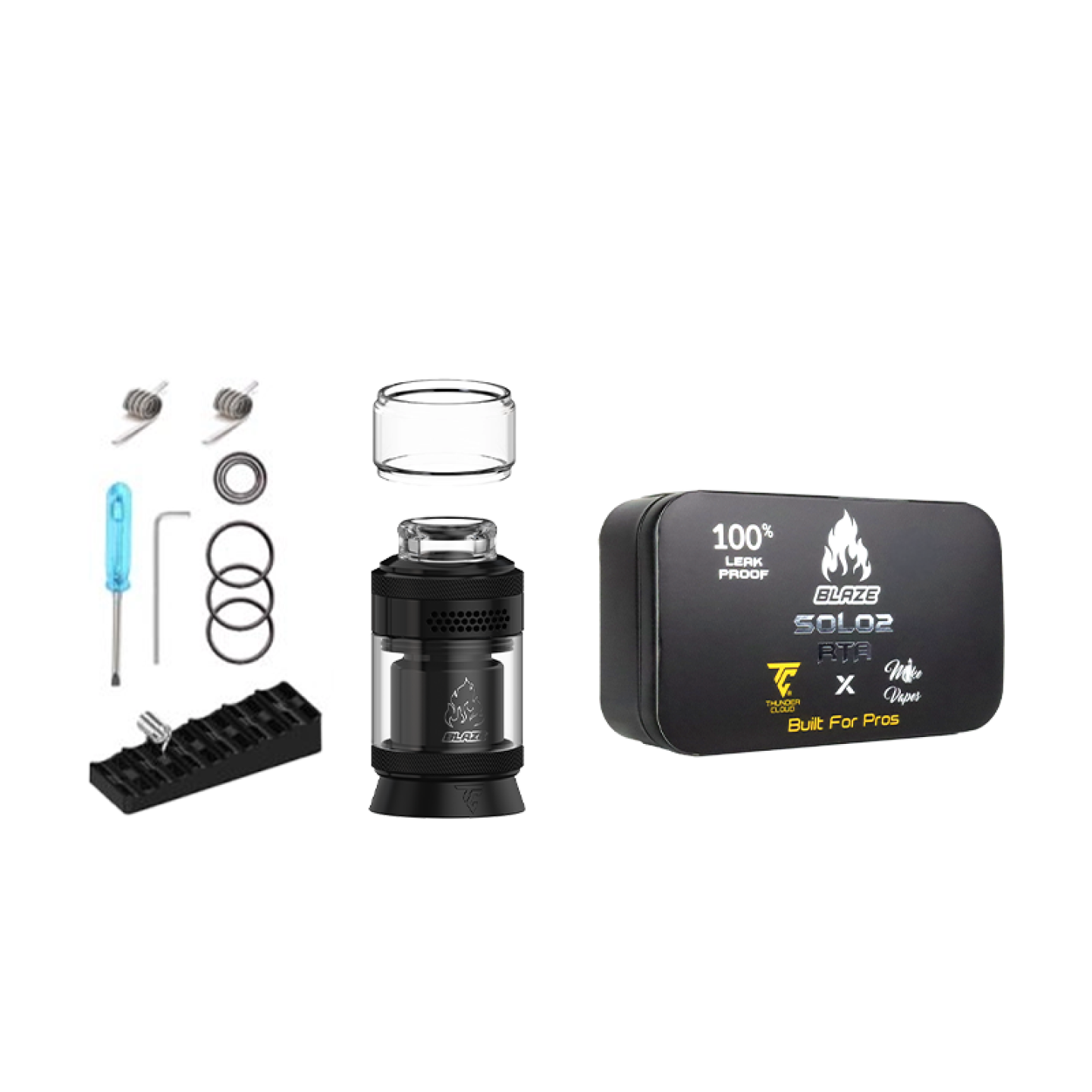 Atomiseur Blaze Solo 2 RTA Thunder Cloud, vue 3