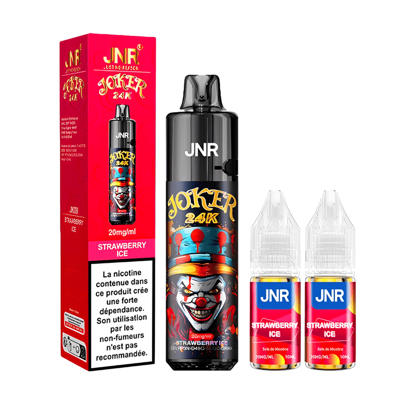 24 000 Puffs Joker Strawberry Ice - JNR - BYCLOPE