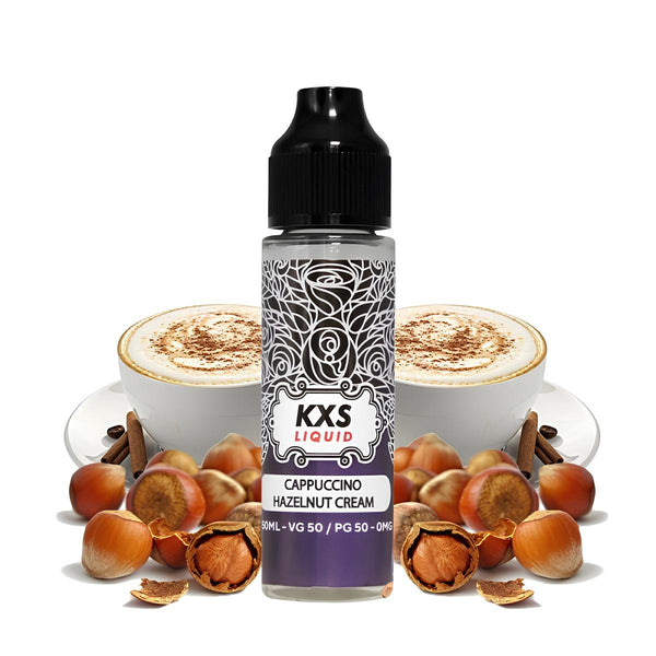 CAPPUCCINO HAZELNUT CREAM 0MG 50ML - KXS LIQUID - BYCLOPE