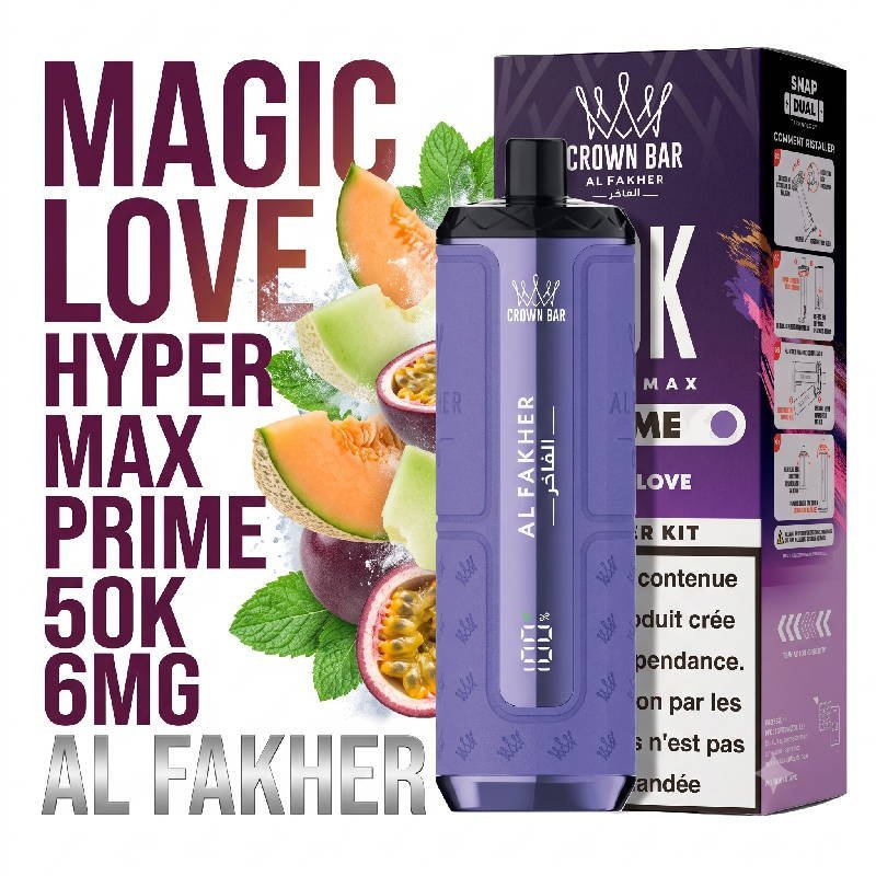 Cartouche Hypermax Prime 50K Al Fakher Magic Love