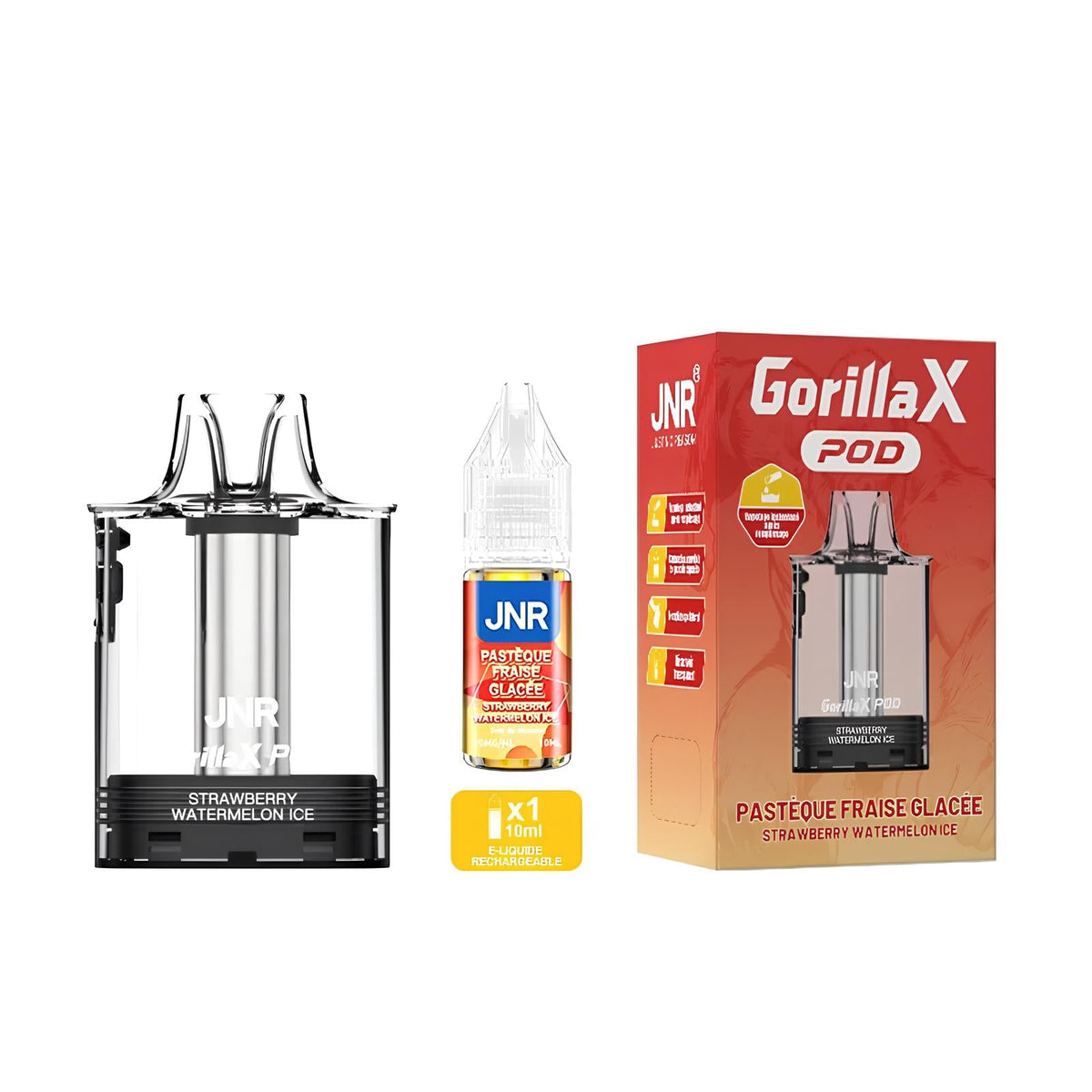 Cartouche JNR Gorilla X 43K Strawberry Watermelon Ice - JNR - BYCLOPE