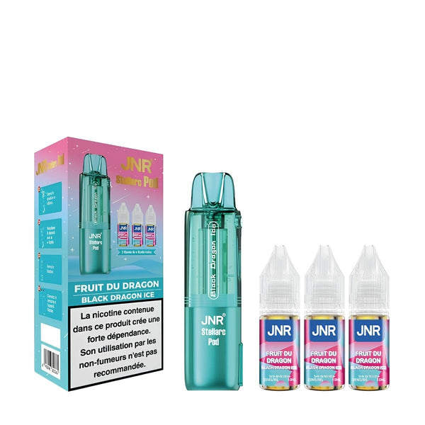 CARTOUCHE STELLARC 2+10ML + 3 E-LIQUIDES 10ML 2% (1PC) - JNR - BYCLOPE