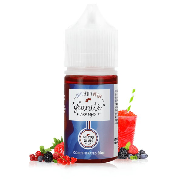 Concentré Granité Rouge 30ml - Le Coq Qui Vape - BYCLOPE