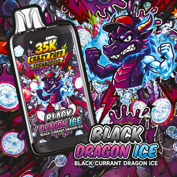 Crazy Puff 35K Black Dragon Ice 20ml - Tornadoliq - BYCLOPE