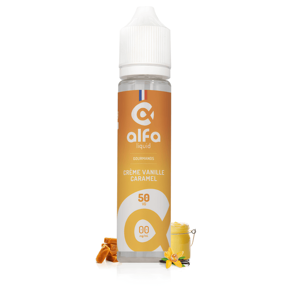 Crème Vanille Caramel 50ml Alfaliquid - BYCLOPE