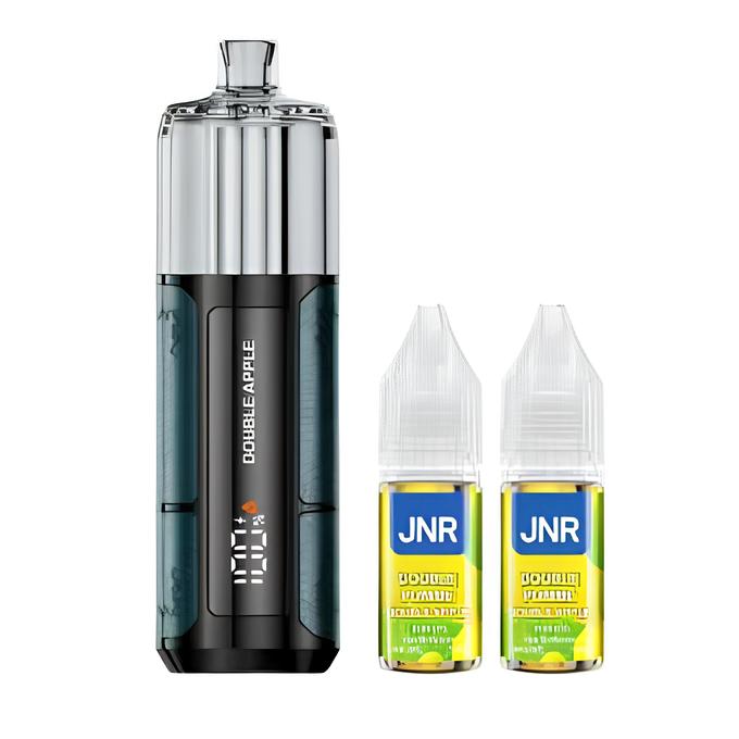 SHISHA PRO 39K double pomme + 2 E-LIQUIDES 1100MAH 20ML / 2% - JNR