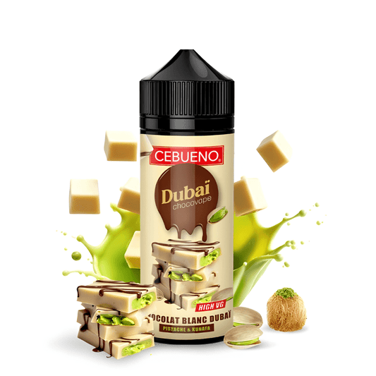 Dubaï Chocovape White 100ml - Cebueno - BYCLOPE