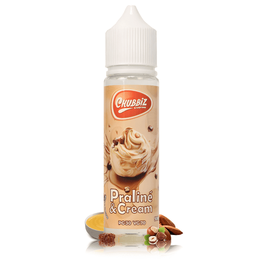 E - Liqiude Praliné & Cream 0mg 50ml - Chubbiz - BYCLOPE