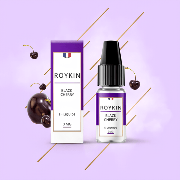 E - Liquide Black Cherry 10ml - Roykin - BYCLOPE