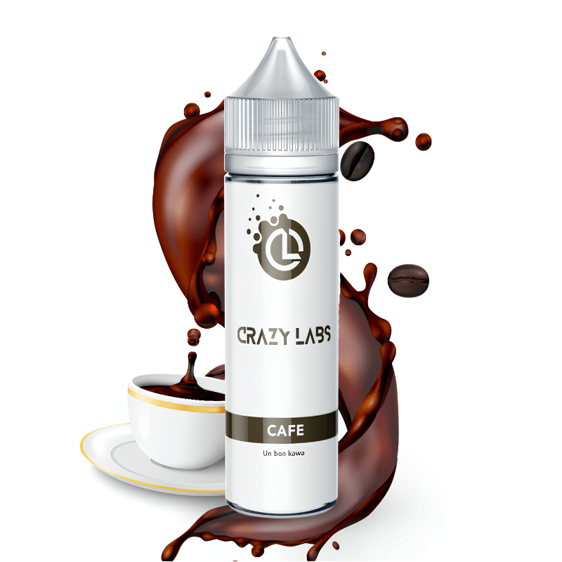 E - Liquide Café 50ml - Crazy Labs - BYCLOPE