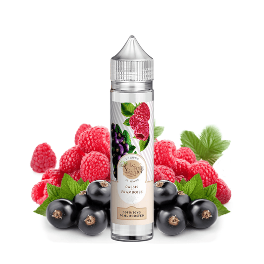 E - liquide Cassis Framboise 50ml - Le Petit Verger - BYCLOPE