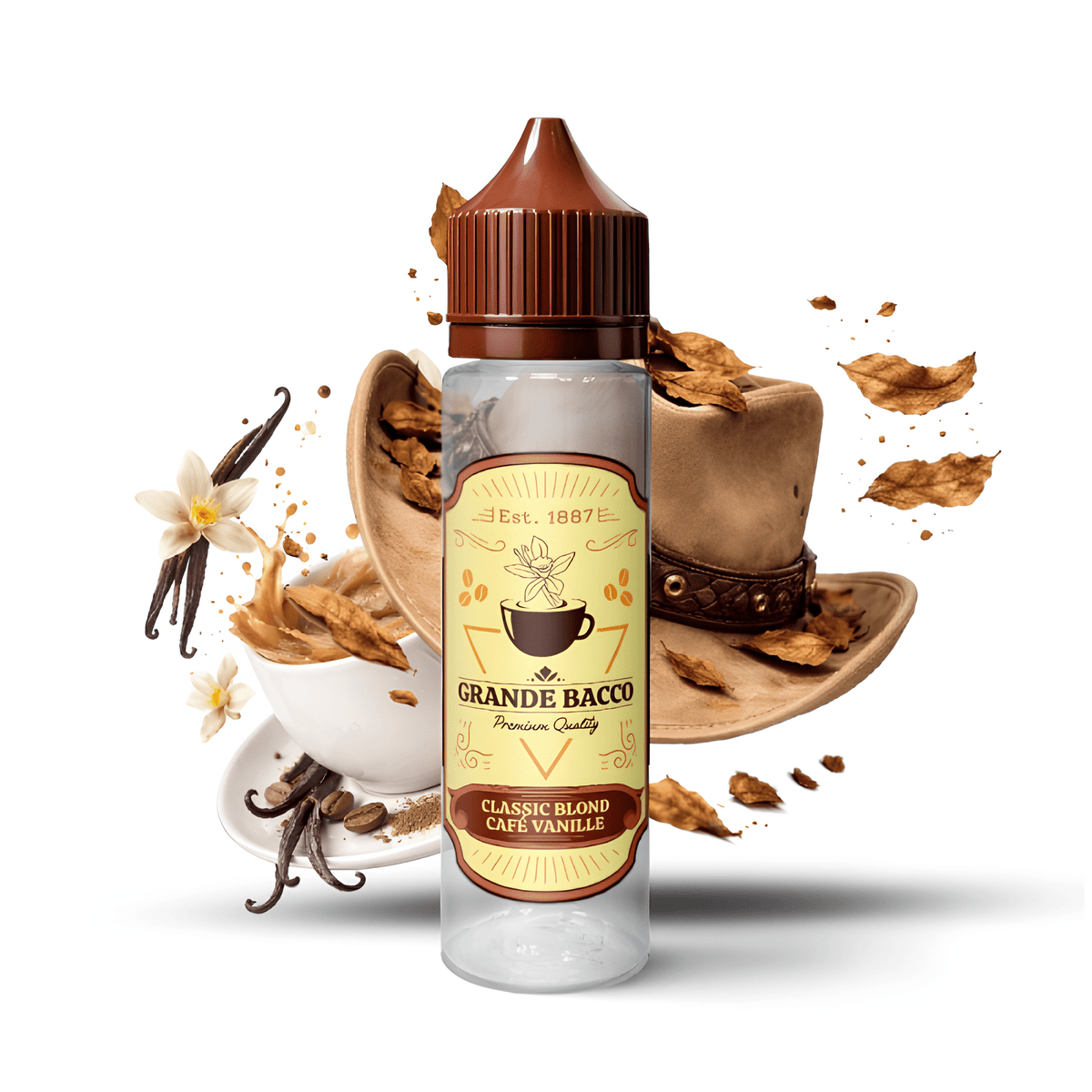 E-liquide Classic Blond Café Vanille 50ml - Grande Bacco - BYCLOPE