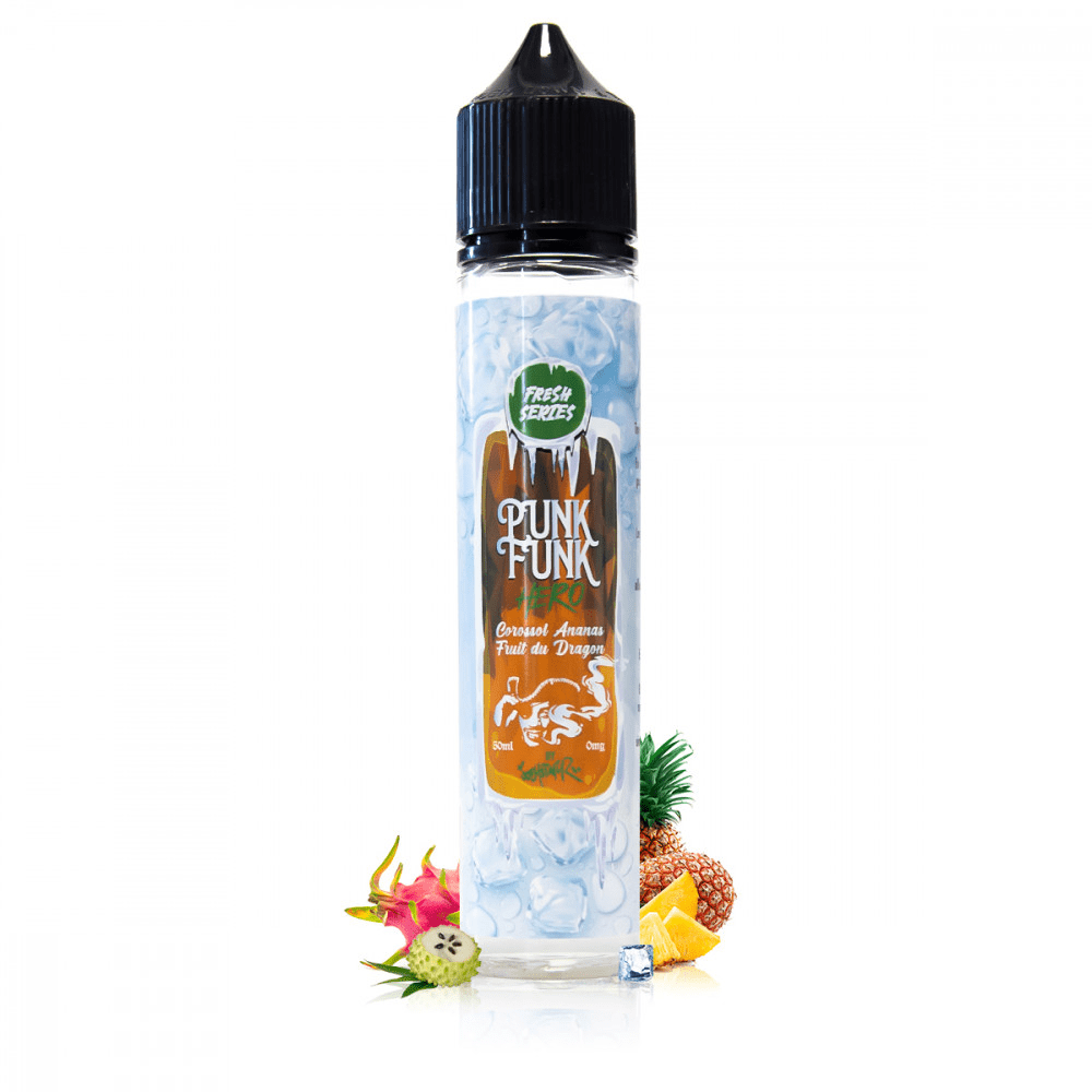 E-liquide Corossol Ananas Fruit du Dragon Frais 50ml - Punk Funk Hero - BYCLOPE