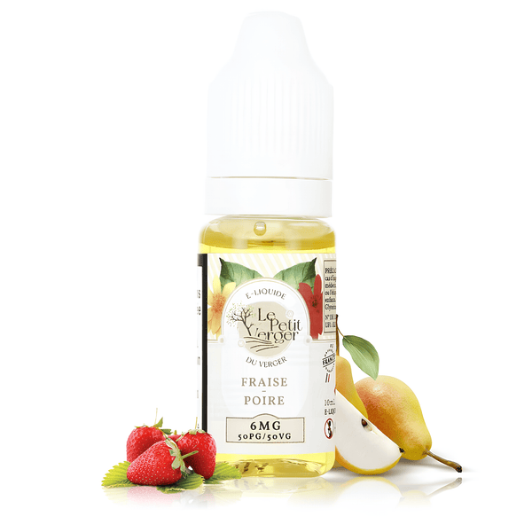 E-liquide Fraise Poire 10ml - Le Petit Verger - BYCLOPE