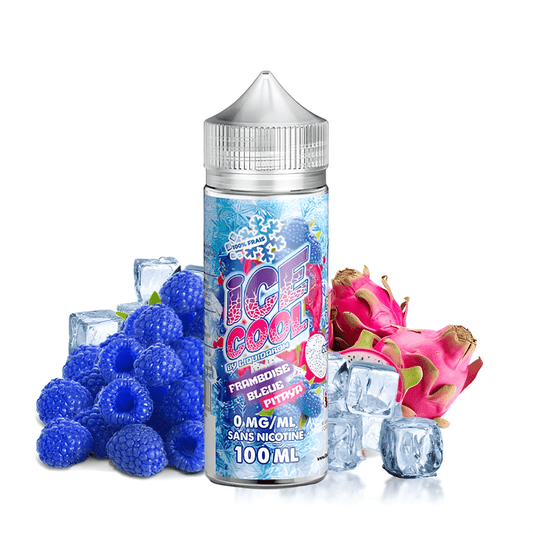 E - liquide Framboise Bleue Pitaya 100ml - Ice Cool by Liquidarom - BYCLOPE