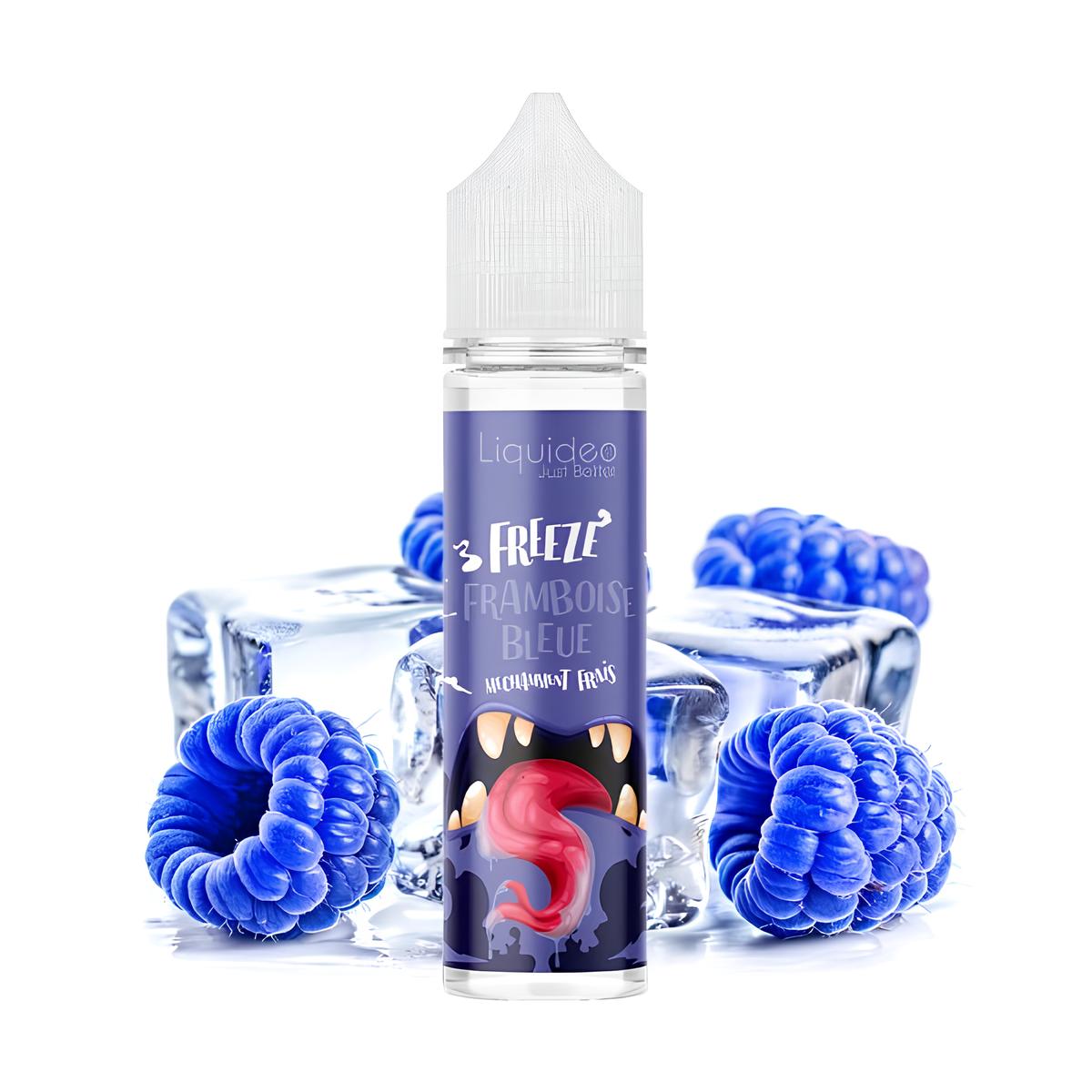 E-liquide Freeze Framboise bleue 50ml - Liquideo - BYCLOPE