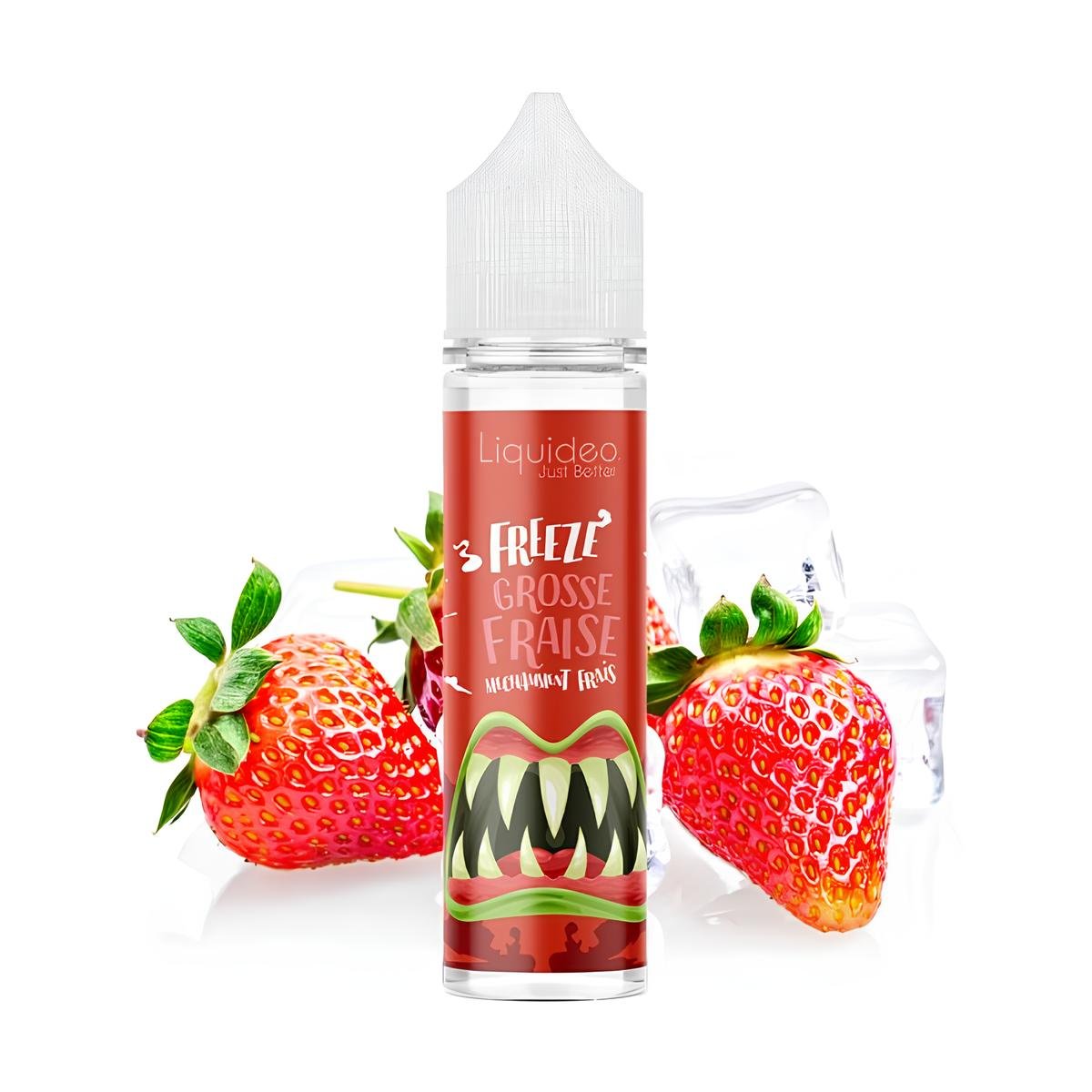 E-liquide Freeze Grosse Fraise 50ml - Liquideo - BYCLOPE
