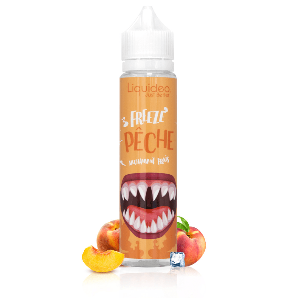 E-liquide Freeze Pêche 50ml - Liquideo - BYCLOPE