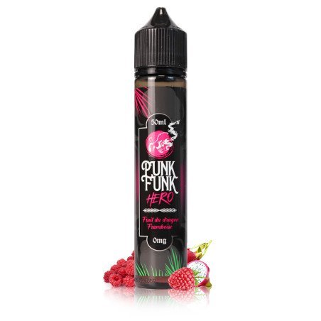 E-liquide Fruit du Dragon Framboise 50ml - Punk Funk Hero - BYCLOPE