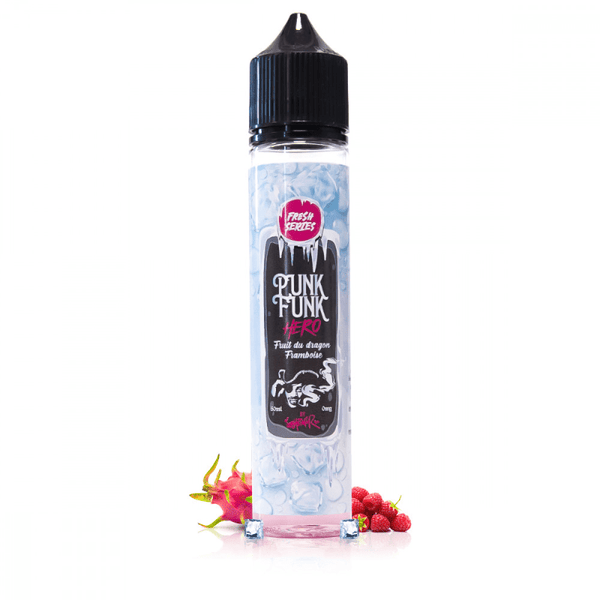E-liquide Fruit du Dragon Framboise Frais 50ml - Punk Funk Hero - BYCLOPE