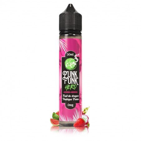 E-liquide Fruit du Dragon Pastèque Fraise 50ml - Punk Funk Hero - BYCLOPE