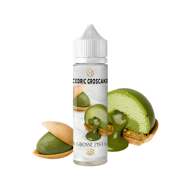 E - liquide La Grosse Pistache 50ml - Cedric GrosCake - BYCLOPE