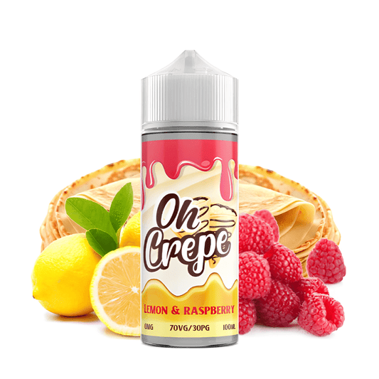E - Liquide Lemon & Raspberry 100ml - Oh Crepe By VapeIQ - BYCLOPE