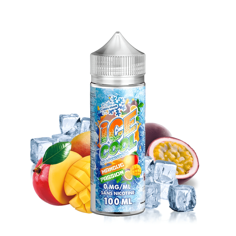 E - liquide Mangue Passion 100ml - Ice Cool by Liquidarom - BYCLOPE
