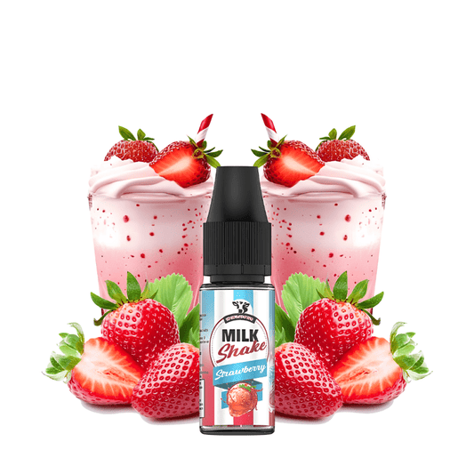 E - liquide Milk Shake Strawberry 10ml - Tornadoliq - BYCLOPE