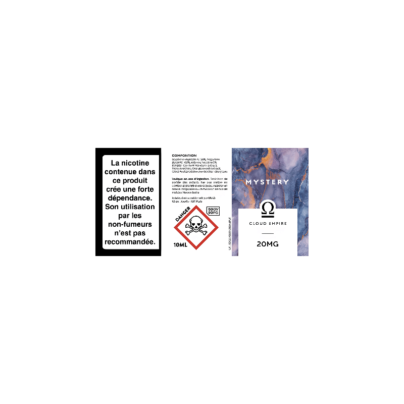 E - liquide Mystery 10ml - Cloud Empire - BYCLOPE