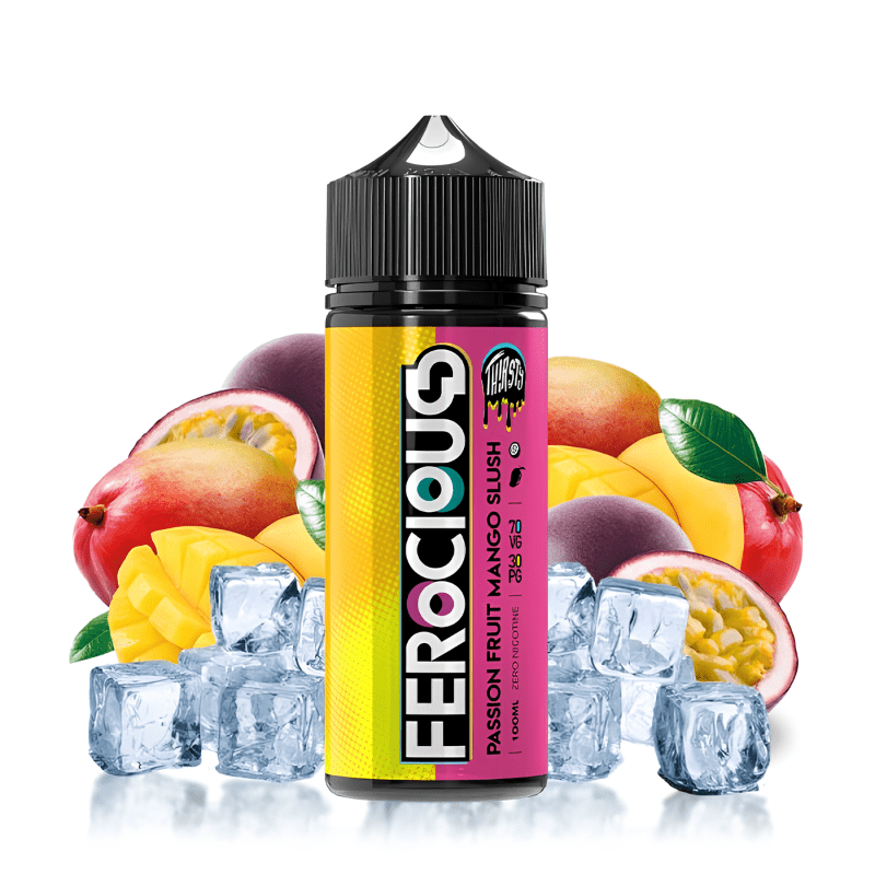 E - Liquide Passion Fruit Mango Slush 100ml - Ferocious - BYCLOPE