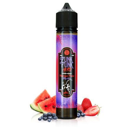 E-liquide Pastèque Fraise Myrtille 50ml - Punk Funk Hero - BYCLOPE