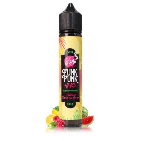 E-liquide Pastèque Framboise Citron 50ml - Punk Funk Hero - BYCLOPE