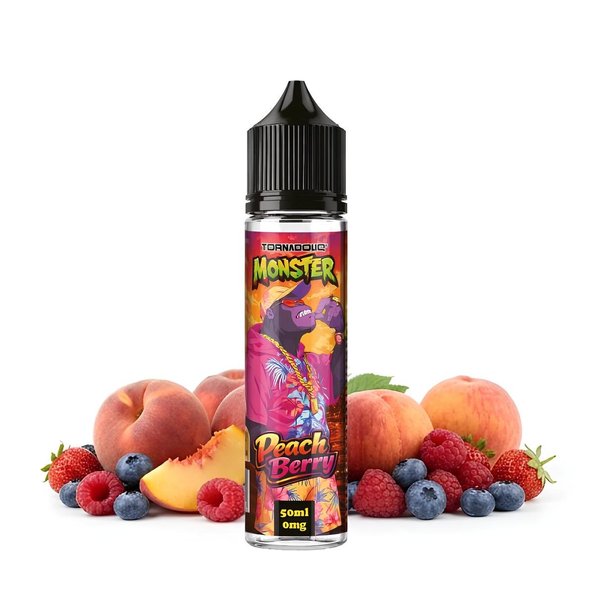 E-liquide Peach Berry 50ml - Monster by Tornadoliq - BYCLOPE