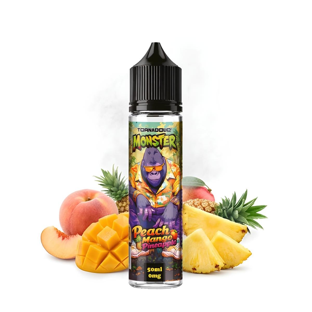 E-liquide Peach Mango Pineapple 50ml - Monster by Tornadoliq - BYCLOPE