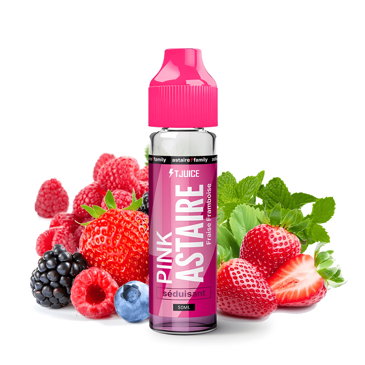 e - liquide pink astaire 50ml - t juice - BYCLOPE