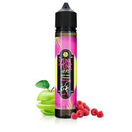 E-liquide Pomme Framboise 50ml - Punk Funk Hero - BYCLOPE