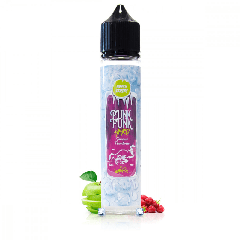 E-liquide Pomme Framboise Frais 50ml - Punk Funk Hero - BYCLOPE