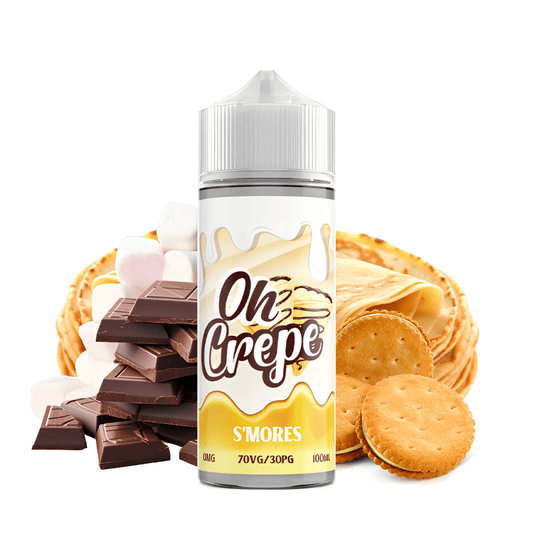 E - Liquide S'Mores 100ml - Oh Crepe By VapeIQ - BYCLOPE