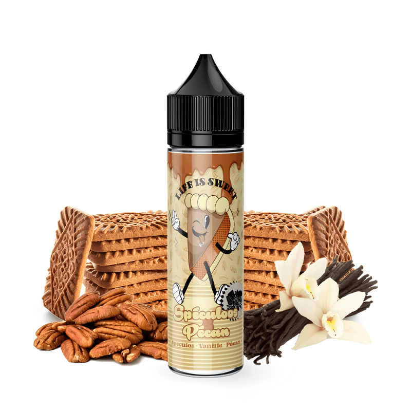 E - liquide Spéculoos & Pécan 50ml - Life Is Sweet by Crazy Labs - BYCLOPE