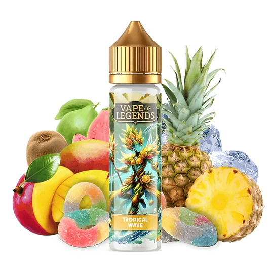 E - Liquide Tropical Wave 50ml - Vape Of Legends - BYCLOPE