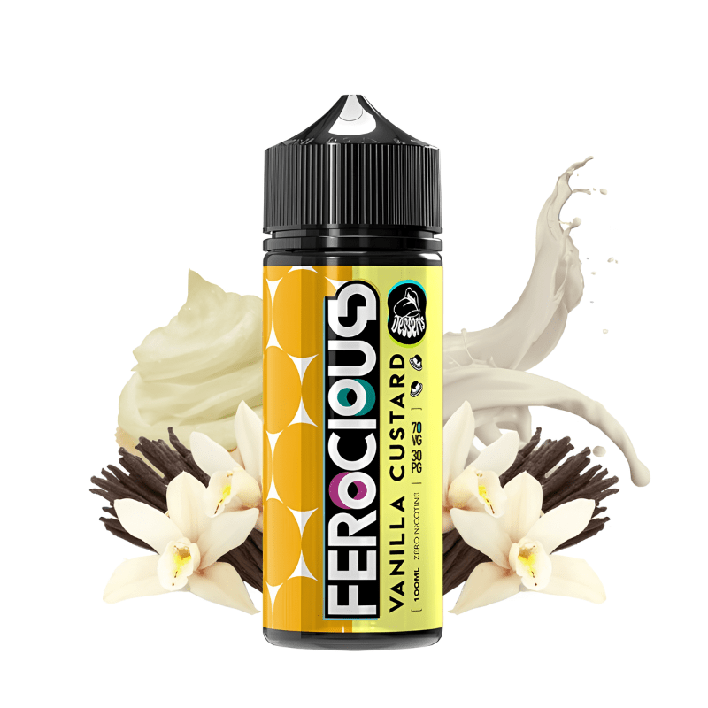 E - Liquide Vanilla Custard 100ml - Ferocious - BYCLOPE