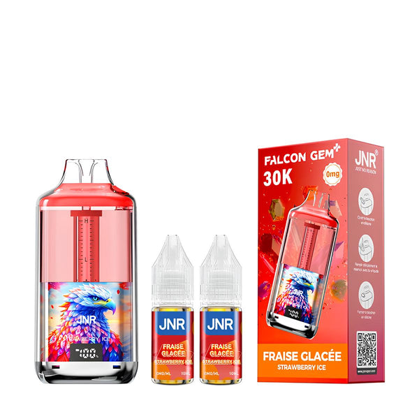 FALCON GEM+ Fraise Glacée 30K 950MAH 18ML / 0% - JNR