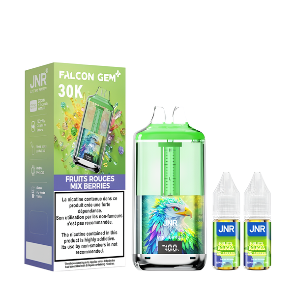 FALCON GEM+ Fruits Rouges 30K 950MAH 18ML / 2% - JNR